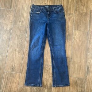 Maurice’s 12 xlong mid rise boot cut jeans